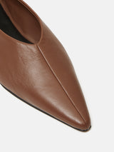 Linnie Flat Pointed Ballerina | Tan