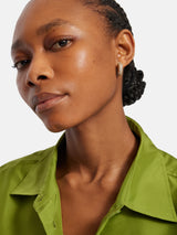 Diamante Hoop Earrings | Gold