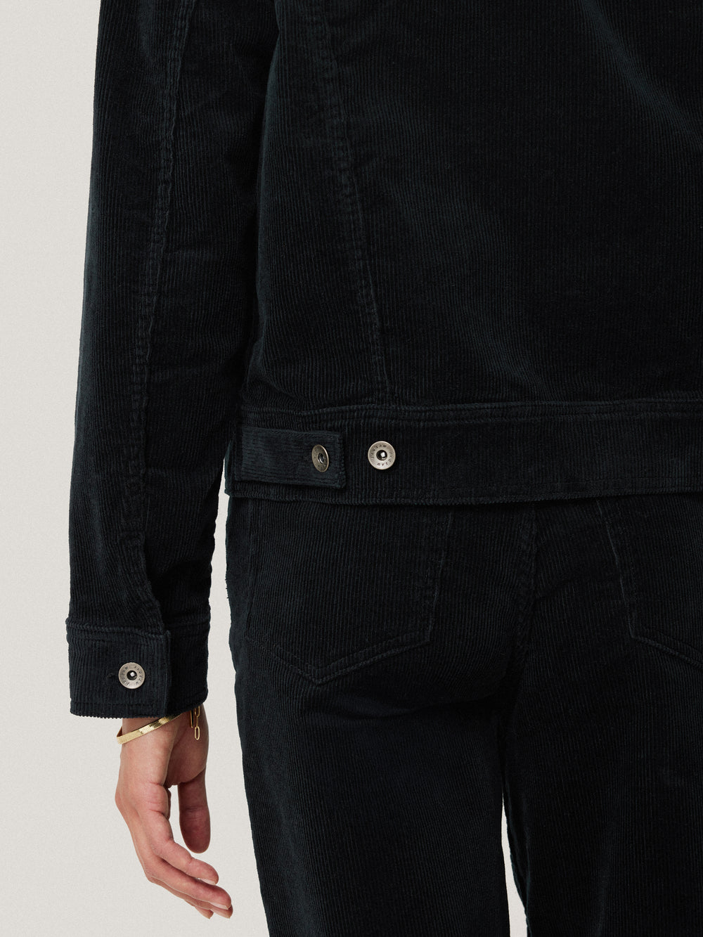 Plus Boxy Cord Collar Worker Jacket In Tan