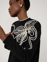 Cornelli Sweatshirt | Black