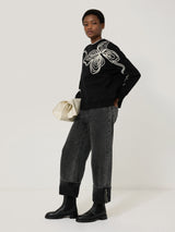 Cornelli Sweatshirt | Black