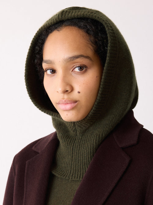 Hooded Snood | Khaki