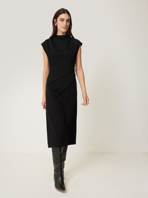 Structured Dart Dress | Black Jigsaw Structured Dart Dress | Black Jigsaw