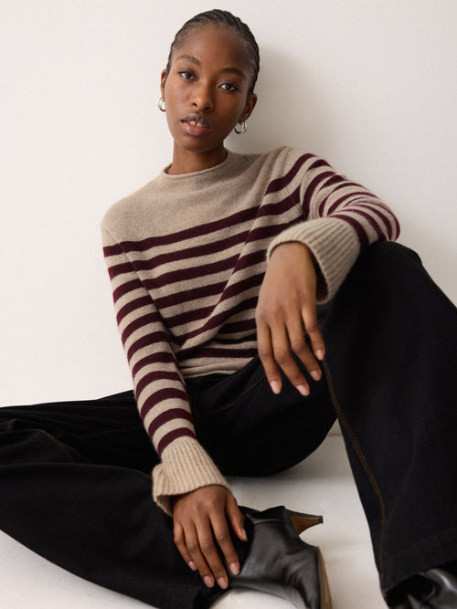 Cloud Cashmere Eldon Stripe | Oatmeal