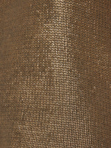 Cotton Metallic Crew Tank | Gold