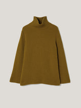 Cotton Blend Faroe Fishermans | Khaki