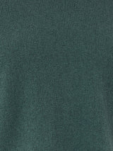 Silk Blend Boucle Fringe Top | Blue