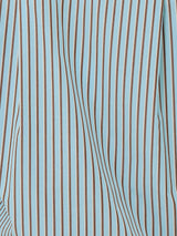 Cotton Stripe Shirt | Blue