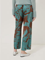 Collage Stitch Detail Trouser | Blue