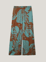 Collage Stitch Detail Trouser | Blue