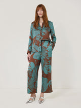 Collage Stitch Detail Shirt | Blue