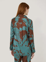 Collage Stitch Detail Shirt | Blue