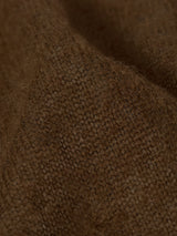 Soft Gauzy Knit Scarf | Brown