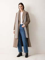 Soft Gauzy Knit Scarf | Pale Grey