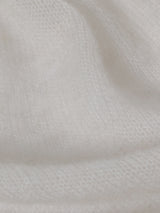 Soft Gauzy Knit Scarf | Pale Grey