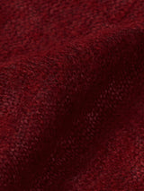 Soft Gauzy Knit Scarf | Red
