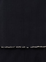 Pointelle Pyjama Vest Top | Navy