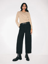 Kensington Barrel Leg Jean | Black