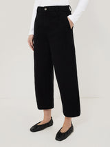 Kensington Barrel Leg Jean | Black