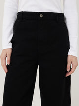 Kensington Barrel Leg Jean | Black