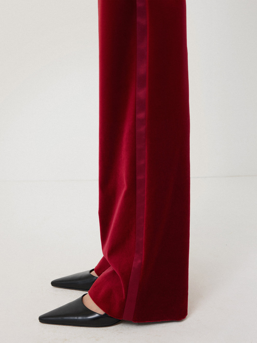 Velvet Trouser Rose