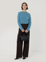 Kemp Crosshatch Trouser | Brown