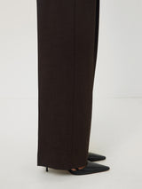 Kemp Crosshatch Trouser | Brown