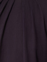 Textured Pleat Detail Top | Purple