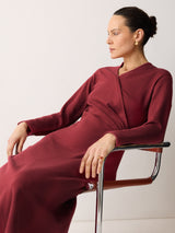 Mock Wrap Jersey Dress | Pink