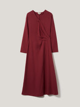 Mock Wrap Jersey Dress | Pink