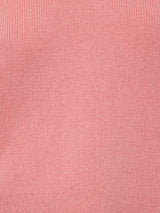 Wool Cashmere Blend V Neck | Pink