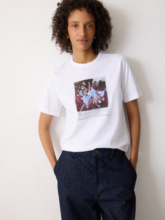 Blue Daffodils T-shirt | White