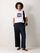 Blue Daffodils T-shirt | White