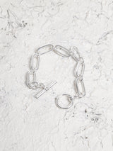 Trombone Link Bracelet | Silver