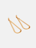 Snake Chain Loop Earrings | Gold