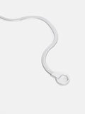 Chunky Snake Chain Necklace | Silver