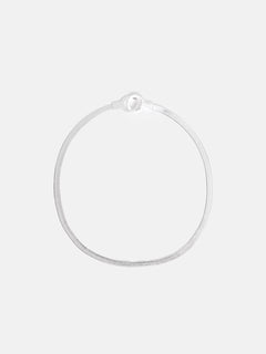 Chunky Snake Chain Necklace | Silver