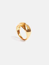Twisted Metal Ring | Gold