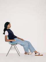 Kensington Barrel Leg Jean | Light Blue Wash