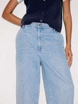 Kensington Barrel Leg Jean | Light Blue Wash