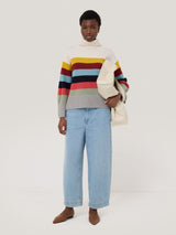 Kensington Barrel Leg Jean | Light Blue Wash