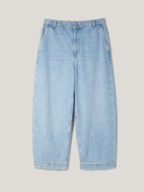Kensington Barrel Leg Jean | Light Blue Wash
