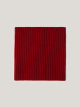 Wool Cashmere Blend Snood | Red