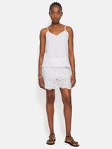 Broderie Anglaise Pyjama Cami | White