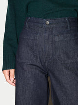 Rhea Patch Pocket Jean | Indigo