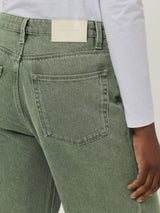 Finn Wide Leg Jean | Washed Green