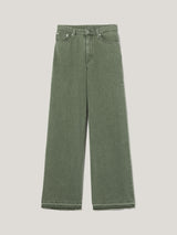 Finn Wide Leg Jean | Washed Green