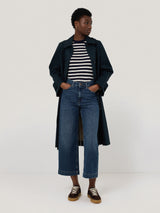 Tyne Wide Leg Cropped Jean | Vintage Mid Blue