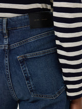 Tyne Wide Leg Cropped Jean | Vintage Mid Blue