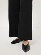 Linnie Flat Pointed Ballerina | Black